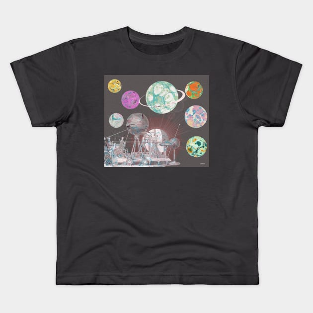 The Marvellous Gobstopper Machine Kids T-Shirt by MarbleCloud